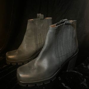 Women's Sixtyseven Black Ankle Boots Size 37